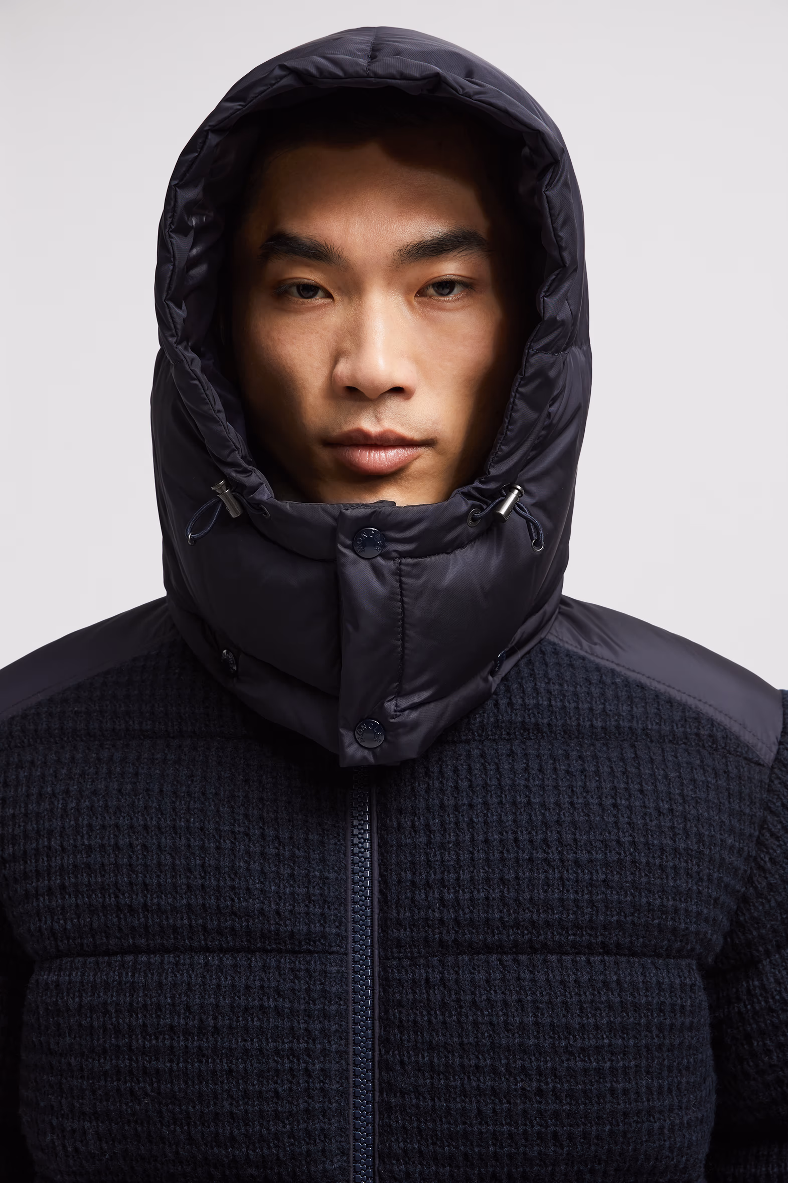 Doudoune courte à capuche Lagdei Hommes Bleu Royal Moncler 4
